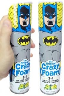 Batman Original Crazy Foam Fun Soap-Slime Putty- 2x pack