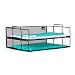 Mindspace 2 Tier Stackable Letter Tray Desk Organizer | Stackable Paper Tray Organizer | The Mesh Collection, Black
