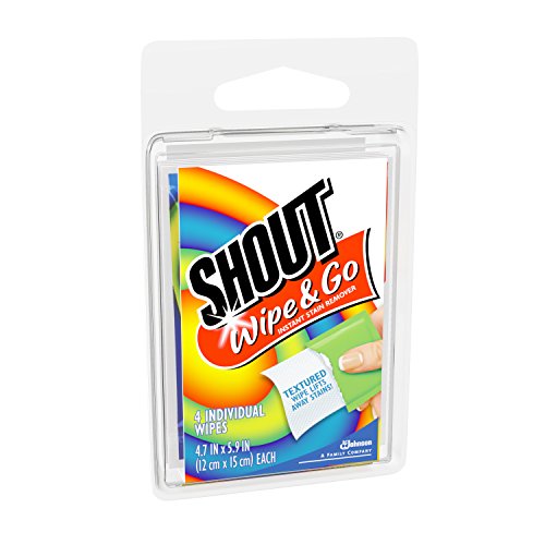 Shout Wipe & Go Wipes, 4-Count (Pack of 24)