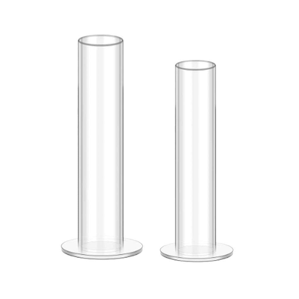 Lurrose Jewelry Stand 2pcs Acrylic Scrunchie Holder Stand Scrunchie Display Cylinder Clear Jewelry Display Organizer Bracelet Display Stand for Bracelets Watches Hair Ties 25cm Bracelet Stand