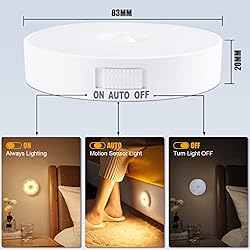 Electight 3 Pack Motion Sensor Light, 8 LEDs