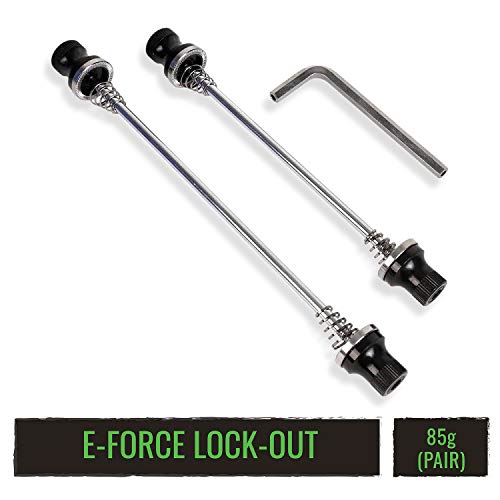 EVO EForce LockOut Bolt On Skewers Locking Bike Skewers with Key