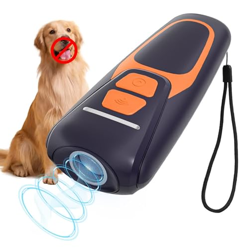 Honey Paws Powerful Ultrasonic Anti Barking Device - Ultrasonic Dog Deterrent - 15m Range - Ultrasonic Bark Device for Indoor and Outdoor Use