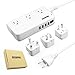 GEEKPRO® 200W International Travel Power Converter 220V to 110V With 4 ports Smart USB Charger with UK,US,AU,EU Plug