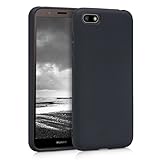 kwmobile TPU Silicone Case for Huawei Y5 / Y5 Prime (2018) - Soft Flexible Shock Absorbent Protective Phone Cover - Black Matte