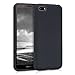 kwmobile TPU Silicone Case for Huawei Y5 / Y5 Prime (2018) - Soft Flexible Shock Absorbent Protective Phone Cover - Black Matte