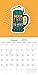 2019 Wall Calendar - Beer Signs Calendar, 12 x 12 Inch Monthly View, 16-Month, Funny Drinking Signs Theme, Includes 180 Reminder Stickers