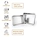 TeamFar Lasagna Pan Set of 2, Brownie Pan Rectangle Cake Pan Stainless Steel, Heavy Duty & Healthy, Easy Clean & Dishwasher safe, Brushed Surface-13 & 10 inch