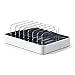 Satechi 7-Port USB Charging Station Dock with 2 Type-C Ports - Cables Sold Separately - Compatible with iPhone 12 Pro Max/12 Mini/12, 11 Pro Max/11 Pro/11, 2020/2018 iPad Pro (White)