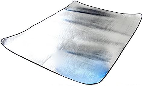 Outdoor Portable EVA Foam Aluminum Foil Waterproof&amp; Moistureproof Multipurpose 78.4"×78.4" 6-8 Persons Sleeping Pad Picnic Blanket Beach Mat