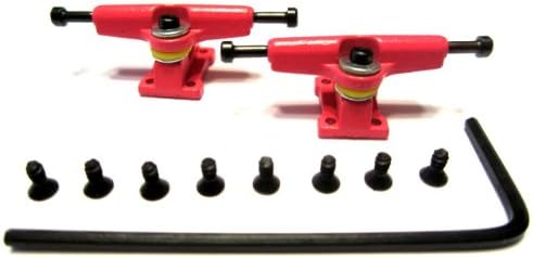 Pink Allen Key Fingerboard Trucks - Wooden Fingerboards-Tech Deck-Fingerboarding by Star Fingerboarding