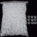 New Star Tattoo 200pcs Plastic Large Ink Pigment Cups #15 - Tattoo Ink Caps for Supplies
