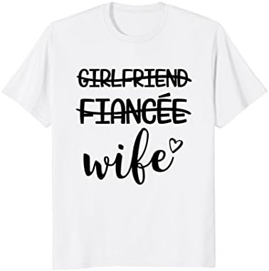 Mens Girlfriend, Fiance, Wife T-Shirt for Bride, Bachelorette 2XL White