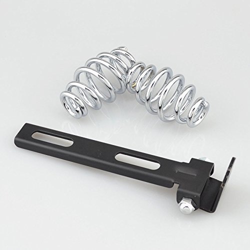 DLLL Uinversal Motorcycle Solo Seat 3'' Springs Bracket Mounting Kit for Harley Custom Softail Chopper Bobber Honda Yamaha Kawasaki Suzuki and Triumph Rigid Build or Any Custom Applications - Thumbnail 3