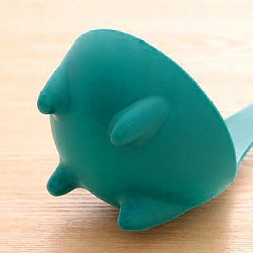 Owill Stylish Fashion Soup Ladle Stand Upright Porridge Measuring Spoons Kitchen Home Tableware Dinnerware (Sky Blue) - Thumbnail 5