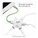 Multi Headphone Splitter, LP 3.5mm Audio Stereo Splitter Cable 3.5mm Male to 5 Port 3.5mm Female for Earphone and Headset Splitter Adapter for iPhone Samsung LG Smartphones Tablets MP3 Players