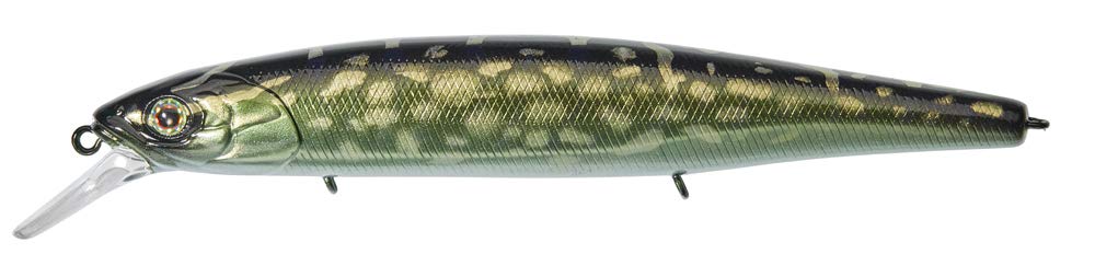 Illex SUSPENDING LURE MAG SQUAD - 21, per unit, UV Secret Northern Pike, 12.8, Suspending, 0.5-1.5