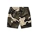Toraway 2 Pcs/Set Clothes Sets Suit Newborn Toddler Baby Boys Letter Print T-Shirt Tops + Camouflage Shorts Pants Clothes Outfits (12-18 Month, Black)