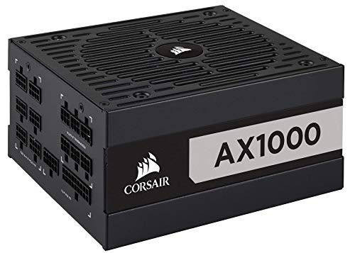 CORSAIR AX Series, AX1000, 1000 Watt, 80+ Titanium Certified, Fully Modular Power Supply