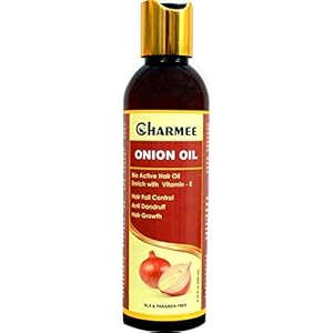 Charmee Onion Hair Oil with Vitamin E,100% Natural Oils and Herbs, 200 Ml