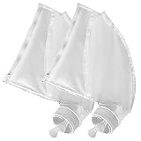 JamBer Nylon Mesh Pool Cleaner Bags,Bag Zipper Replacement for Polaris 280 & 480 Pool Cleaner All Purpose Filter Bag for 280 Polaris Replacement Bags,Pool Cleaner Replacement Part K13, K16, 2 Pack