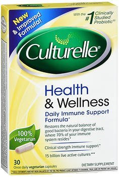 Culturelle Natural Health & Wellness Capsules 30 ea (Pack of 3)