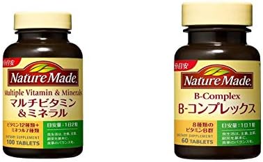 セット買い 大塚製薬 ネイチャーメイド マルチビタミンミネラル 信頼 100粒 B コンプレックス 60粒