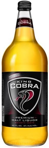 King Cobra Premium Malt Liquor 40 Oz 1 18 L Bottle 12 Pack Amazon De Bier Wein Spirituosen