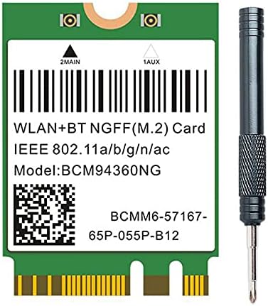 Tsadeer WiFi Card 1200Mbps AC Bluetooth 4.0 for MacOS Hackintosh