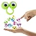 Anyumocz 30 Pieces Eye Finger Puppets Eye Ring Toys Fun Toys Gifts Bright Colors Eyeball Ring Eye Monster Finger for Kids Party,5 Colors