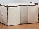 CoverMates - Canvas Comforter Storage Bag - 29L x 17W x 16H - Organix Collection - 2 YR Warranty - Year Around Protection