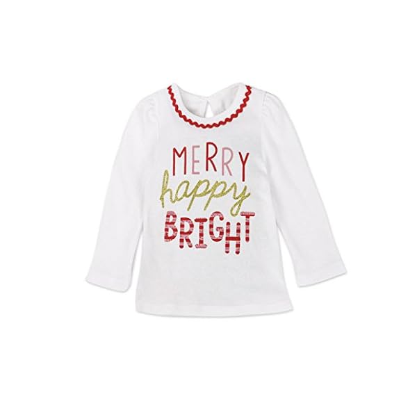 Kollmert Toddler Kid Baby Girl Letter T shirt Tops Princess Skirt Dress Christmas Set - Image 5