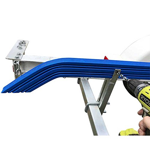 Roxom 5 Foot Boat Trailer Bunks with 45 Degree Bends. Ribbed Plastic