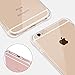 SZJJX iPhone 6 plus/6s Plus Clear Case Slim Soft Flexible TPU Bumper for Apple iPhone 6 plus/6s Plus Shock Absorbing Scratch Resistant Frame Cover with Protective Caps 5.5 inch