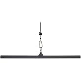 HOG LEGS 48" STRAIGHT LAT BAR Fat Grip 1-3/4" the Best Lateral Pulldown Bar - Lat Pull Bar for Cable Back Workouts - Lat Pull Down Bar Extreme!
