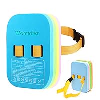 Wemaker Swimming Back Float, Safety Swim Bubble with Adjustable 4 Layers Swim Belts Comfortable Waterproof Floaties Device for Kids Toddler Swimming Floats - 4 Color Split Float