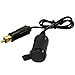 MotoCity Waterproof European Male Din Plug Cigarette Lighter Adapter with Cover
