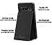 Samsung Galaxy S10 Plus Card Holder Case, S10 Plus Wallet Case Spaysi Slim, Galaxy S10 Plus Folio Leather case, Flip Cover, Gift Box, for S10 Plus (Black)