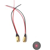 650nm red light laser module industrial laser module adjustable focal length6.2mm(point-2packs)