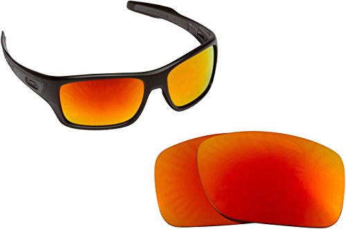 New SEEK Replacement Lenses Oakley TURBINE - Red Mirror