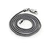 1.6mm Sterling Silver Antiqued Popcorn Chain Necklace or Bracelet 24