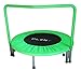 PLENY 36 inches Trampoline with Handle for Toddlers, Safety Kids Mini Trampoline (Apple Green)