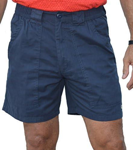 Trod Men's Deep Pockets Short Navy 32