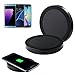 Qi Wireless Charger, Yoyorule Wireless Power Charger Charging Pad for Samsung Galaxy Note 5 S7 S7 Edge S6 Edge Plus (Black 2)