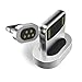 Wsken Lightning USB Cable Magnetic Plug Fast Charger Adapter Connector for Apple Iphone Ipad Ipod (Metal silver)