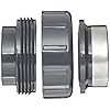 Spears-8059-SR-Series-PVC-Pipe-Fitting-Union-with-Viton-O-Ring-Schedule-80-Gray-Socket-x-Stainless-Steel-Reinforced-NPT-Female