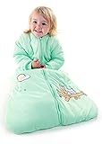 Slumbersafe Winter Baby Sleeping Bag Long Sleeves 3.5 Tog - Mint Owl, 6-18 months/MEDIUM