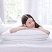 AOOU Bed Pillows for Sleeping Ergonomic Pillow for Relieving Neck Back Pain Breathable White Hotel Pillow