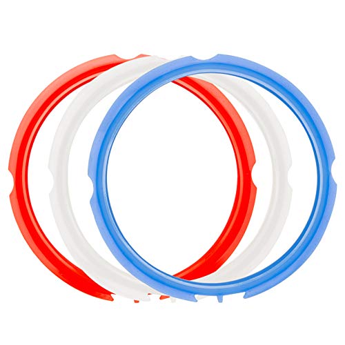 ZLR Packs Silicone Sealing Ring for Instant Pot Quart Color