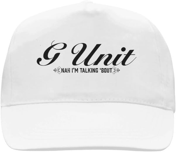 Jonnert Unisex G Unit Adjustable Baseball Hat Cap White